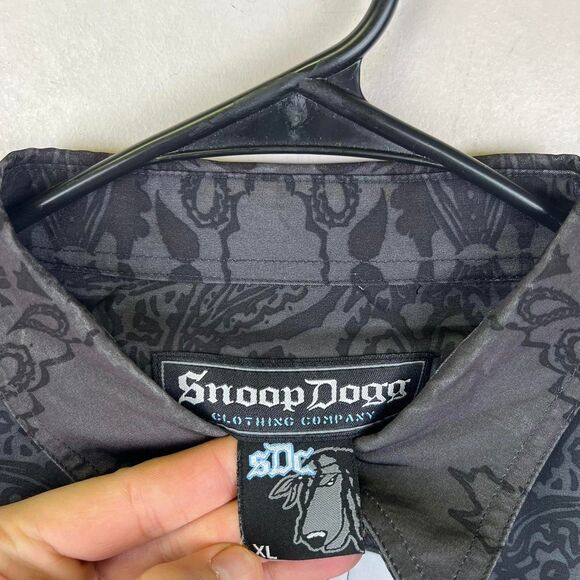 Vintage 90s Snoop Dogg Clothing Company button-up Shirt Size XL - Picture 6 of 8